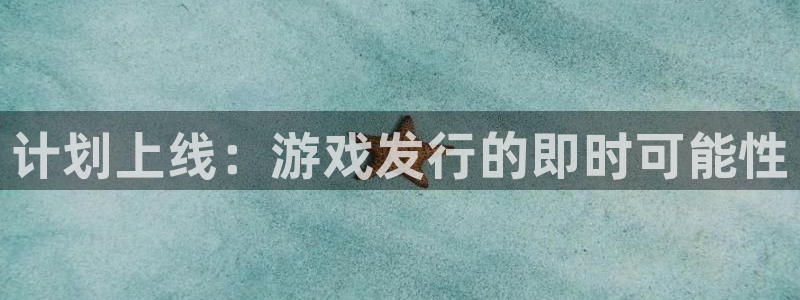 新宝GG户外：计划上线：游戏发行的即时可能性